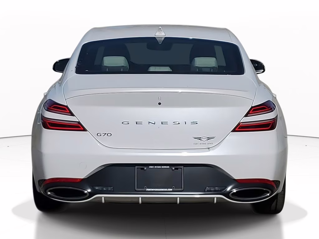 2025 Uyuni White Genesis G70 2.5T Certified RWD Sedan