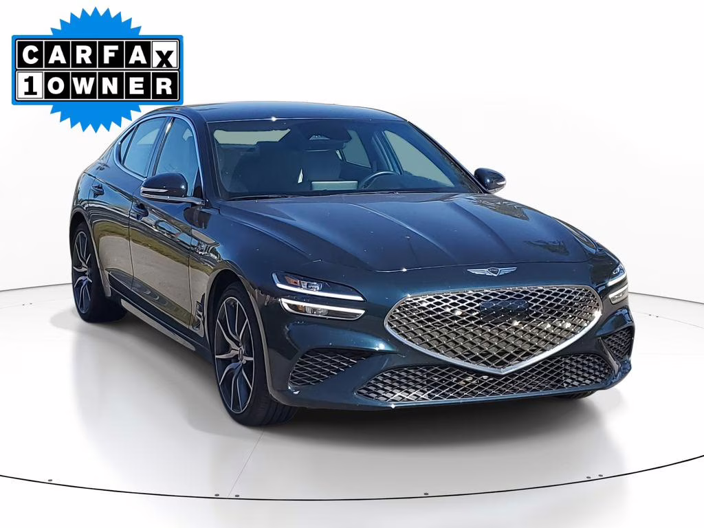 2025 Tasman Blue Genesis G70 2.5T Certified RWD Sedan
