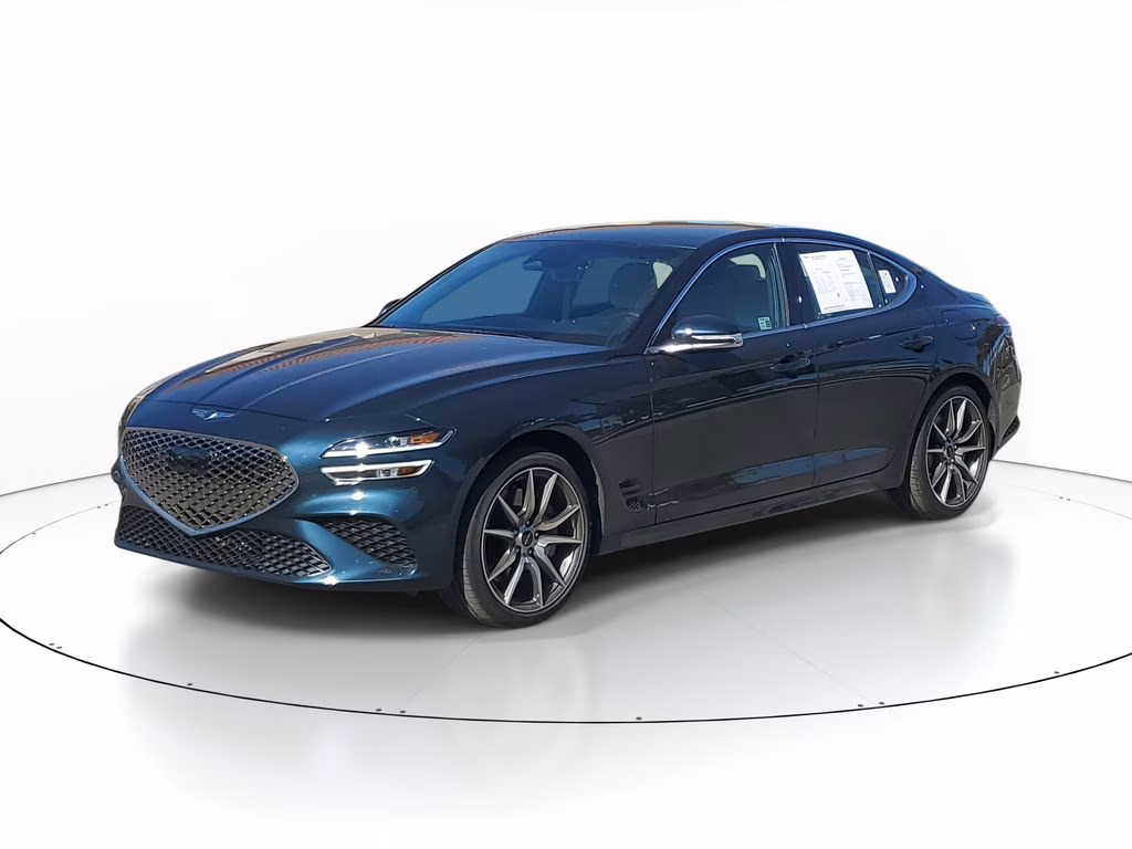 2025 Tasman Blue Genesis G70 2.5T Certified RWD Sedan