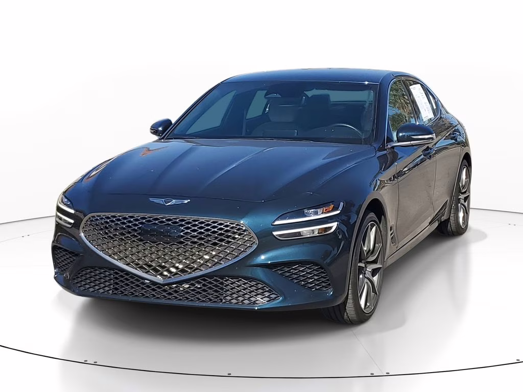 2025 Tasman Blue Genesis G70 2.5T Certified RWD Sedan