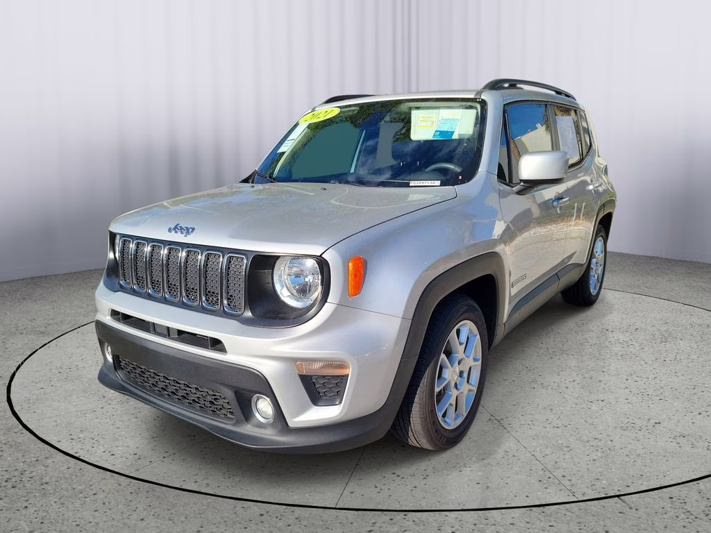 2021 Glacier Metallic Clearcoat Jeep Renegade Latitude FWD SUV