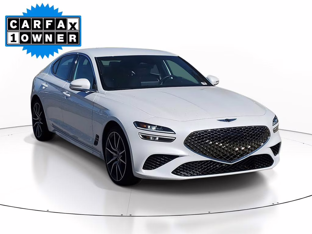 2025 Uyuni White Genesis G70 2.5T Certified RWD Sedan