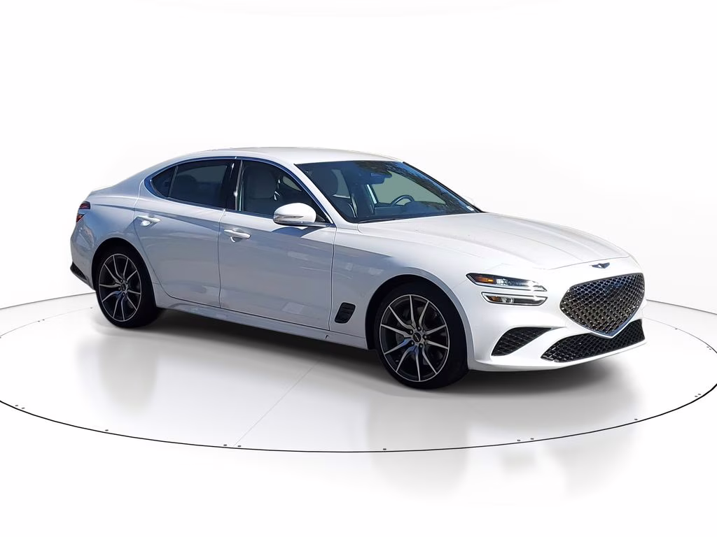 2025 Uyuni White Genesis G70 2.5T Certified RWD Sedan