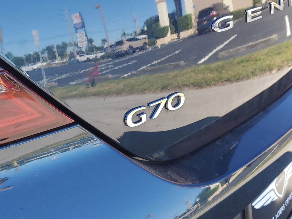 2025 Tasman Blue Genesis G70 2.5T Certified RWD Sedan