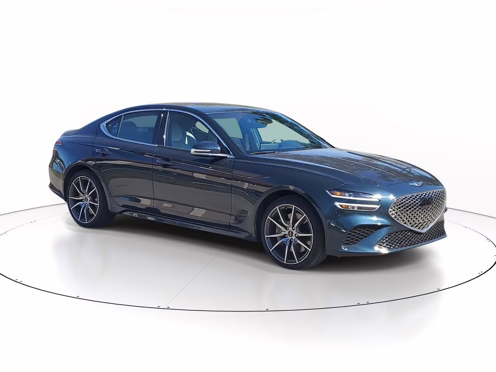 2025 Tasman Blue Genesis G70 2.5T Certified RWD Sedan