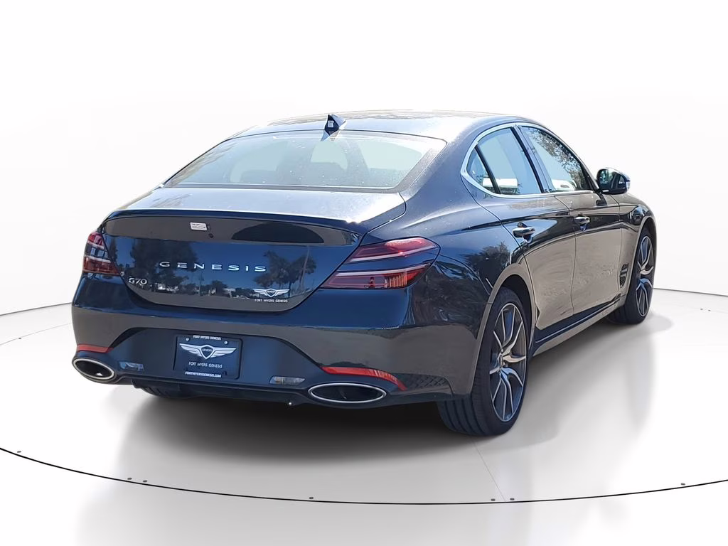 2025 Tasman Blue Genesis G70 2.5T Certified RWD Sedan