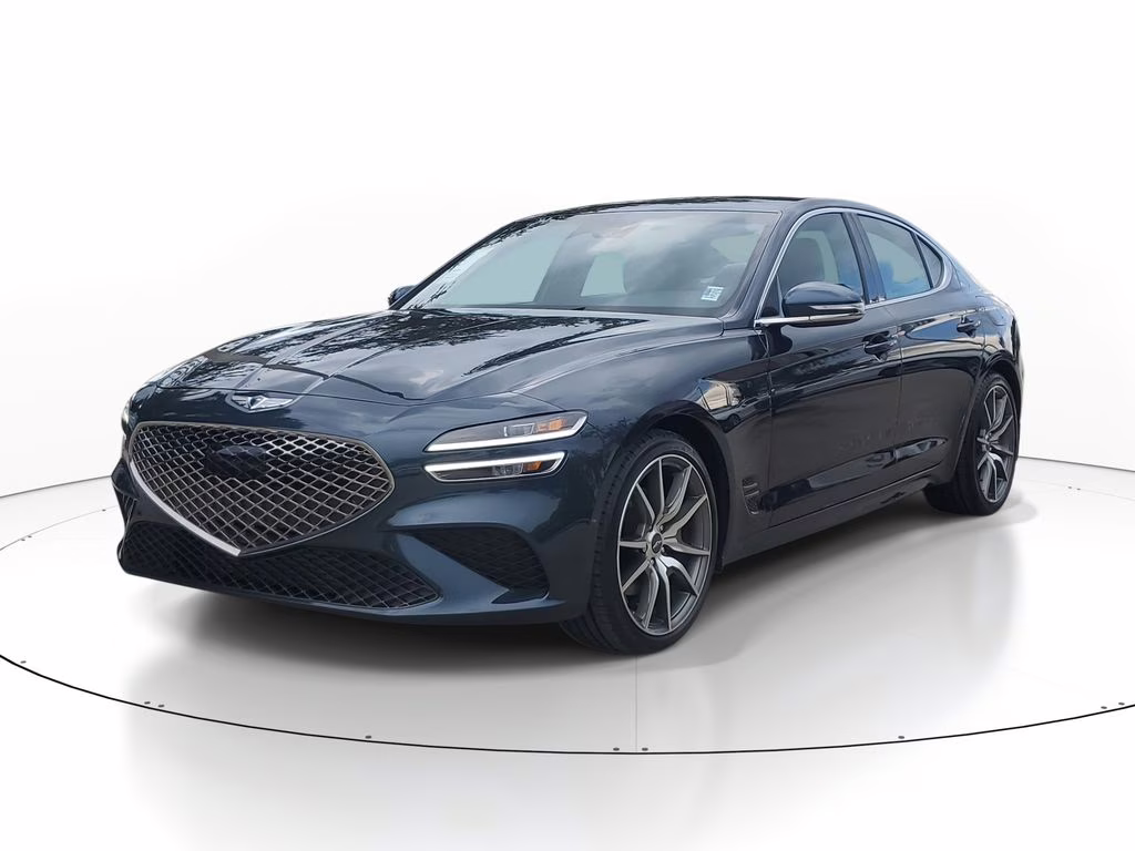 2023 Tasman Blue Genesis G70 2.0T Certified RWD Sedan