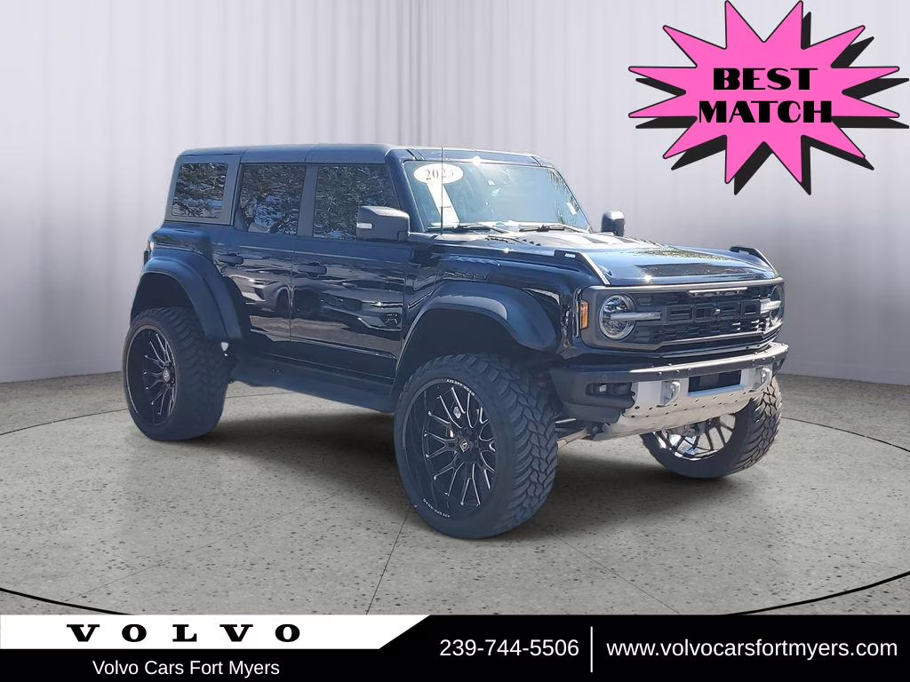 2023 Black Ford Bronco Raptor 4X4 Crossover