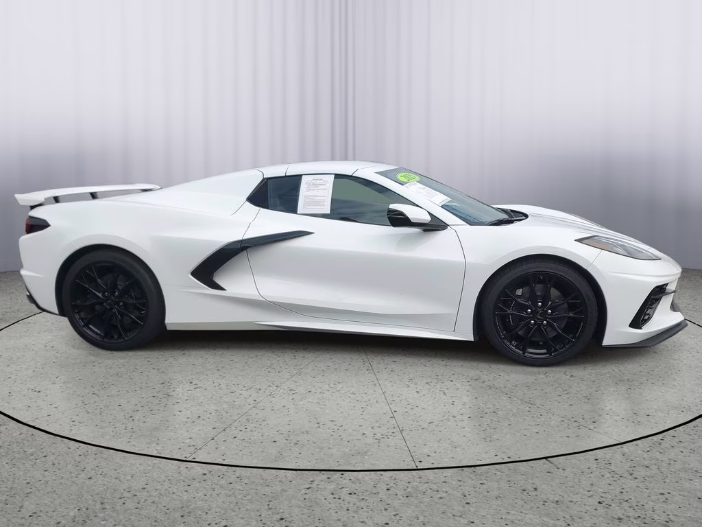 2025 Arctic White Chevrolet Corvette 3LT Convertible 1-Owner RWD Convertible