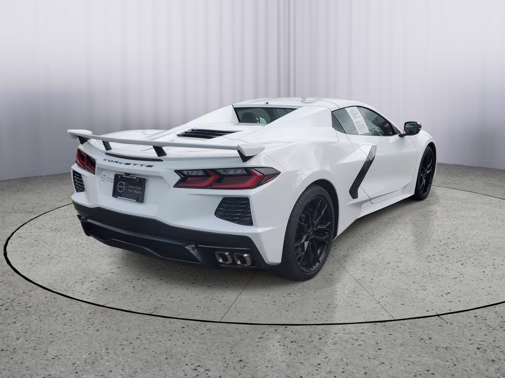 2025 Arctic White Chevrolet Corvette 3LT Convertible 1-Owner RWD Convertible
