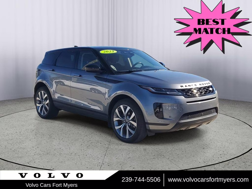 2023 Seoul Pearl Silver Metallic Land Rover Range Rover Evoque SE AWD SUV