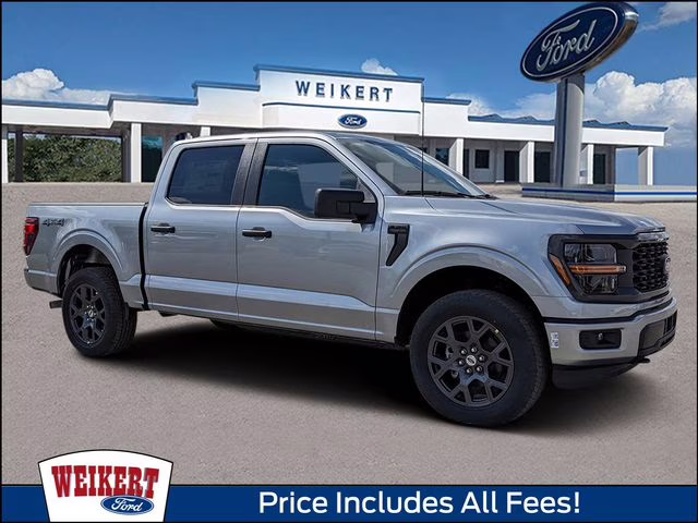 2026 Iconic Silver Metallic Ford F-150 STX 4X4 Truck
