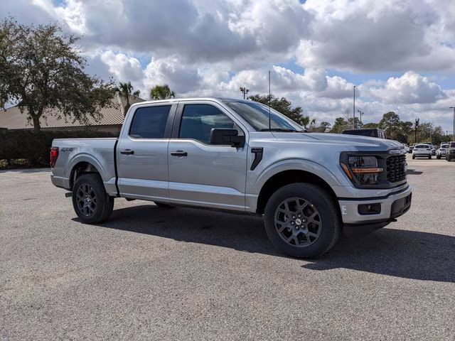 2026 Iconic Silver Metallic Ford F-150 STX 4X4 Truck