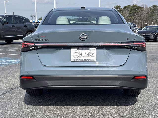 2026 Atlantic Gray Metallic Nissan Sentra SL FWD Sedan