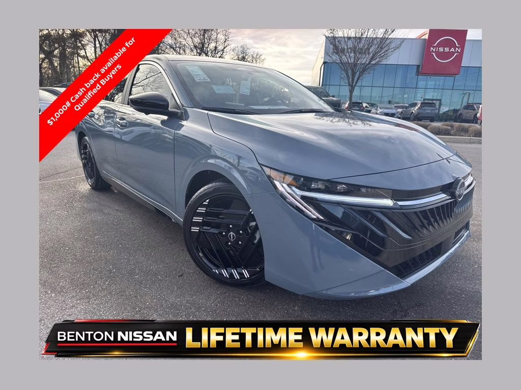 2026 Atlantic Gray Metallic Nissan Sentra SR FWD Sedan