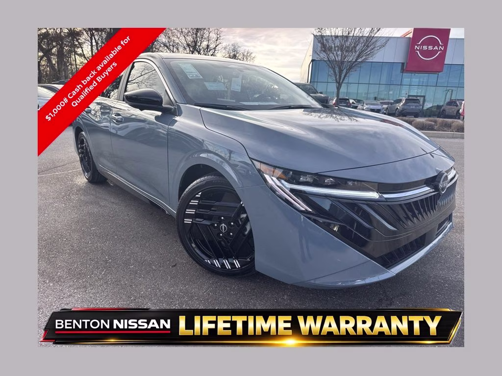 2026 Atlantic Gray Metallic Nissan Sentra SR FWD Sedan