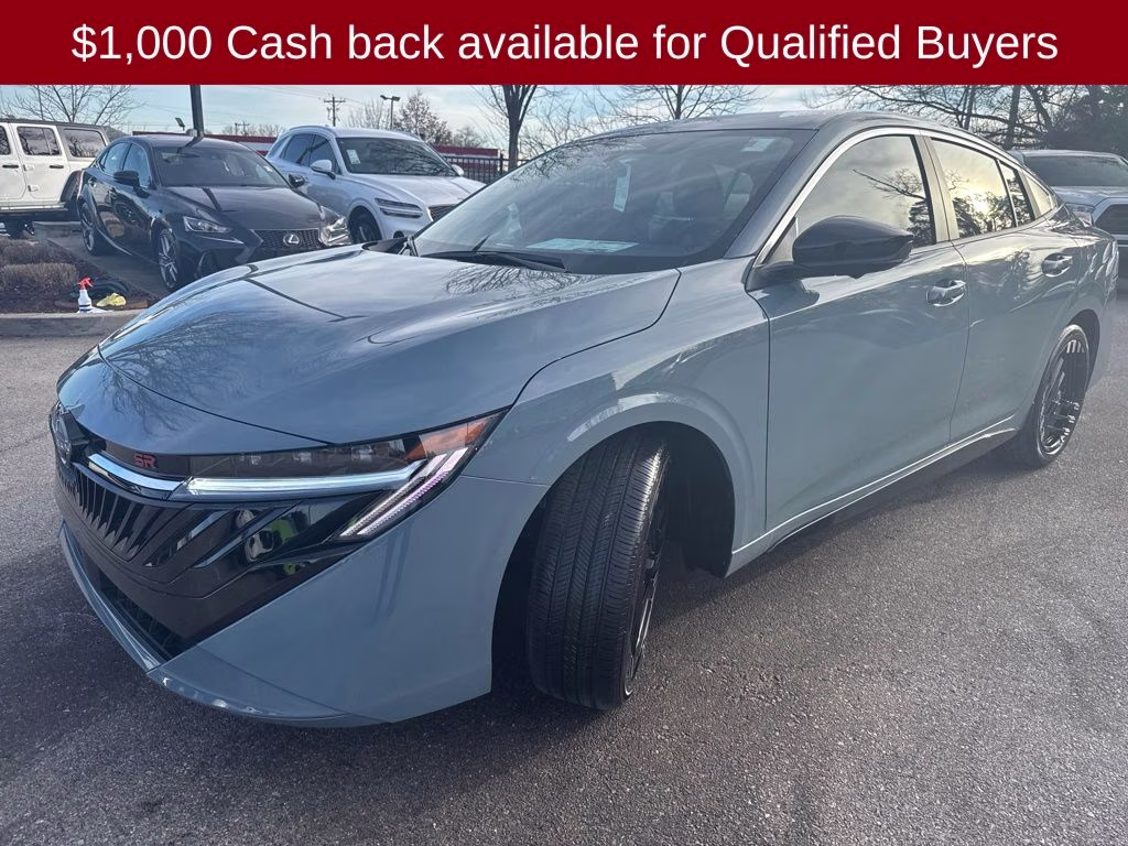 2026 Atlantic Gray Metallic Nissan Sentra SR FWD Sedan