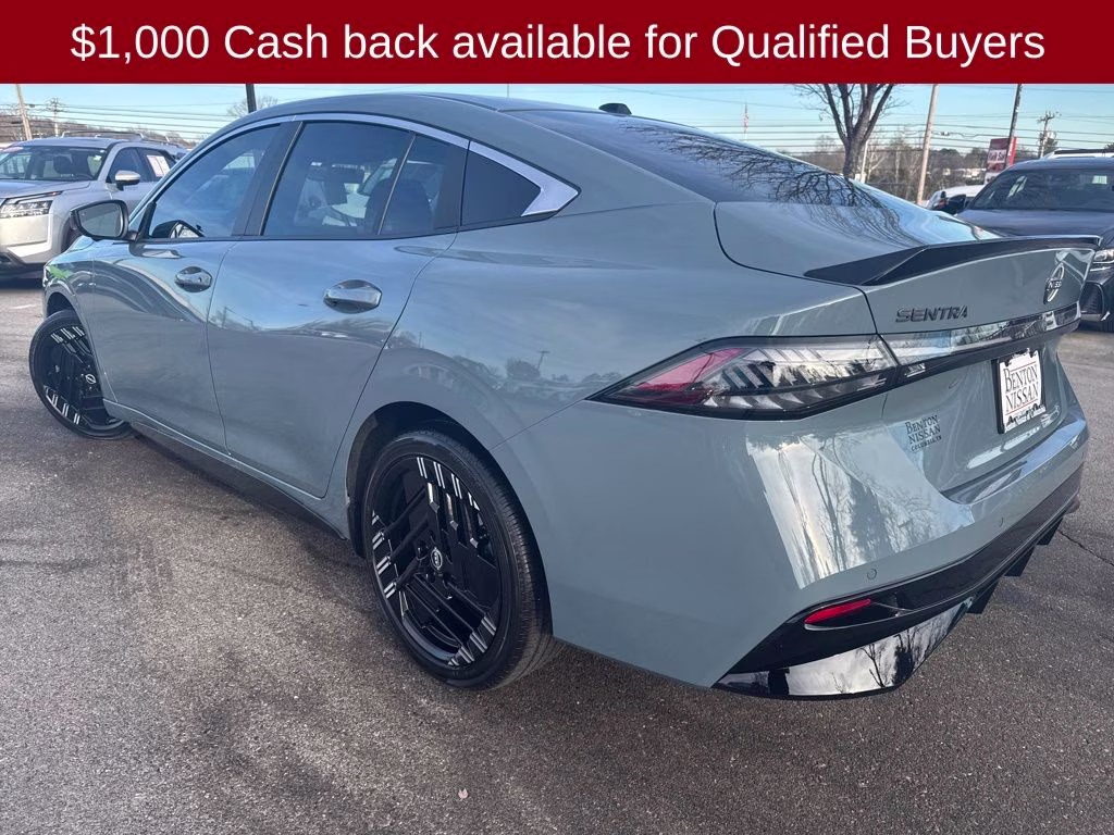 2026 Atlantic Gray Metallic Nissan Sentra SR FWD Sedan
