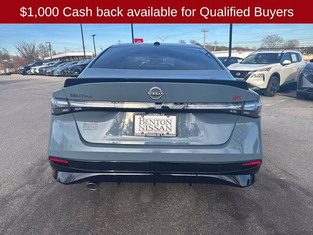 2026 Atlantic Gray Metallic Nissan Sentra SR FWD Sedan