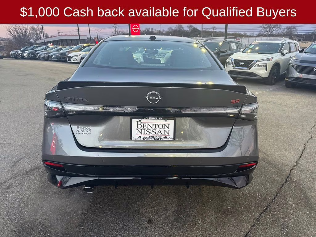 2026 Gun Metallic Nissan Sentra SR FWD Sedan