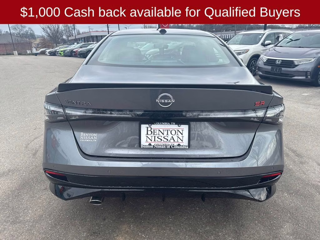 2026 Gun Metallic Nissan Sentra SR FWD Sedan