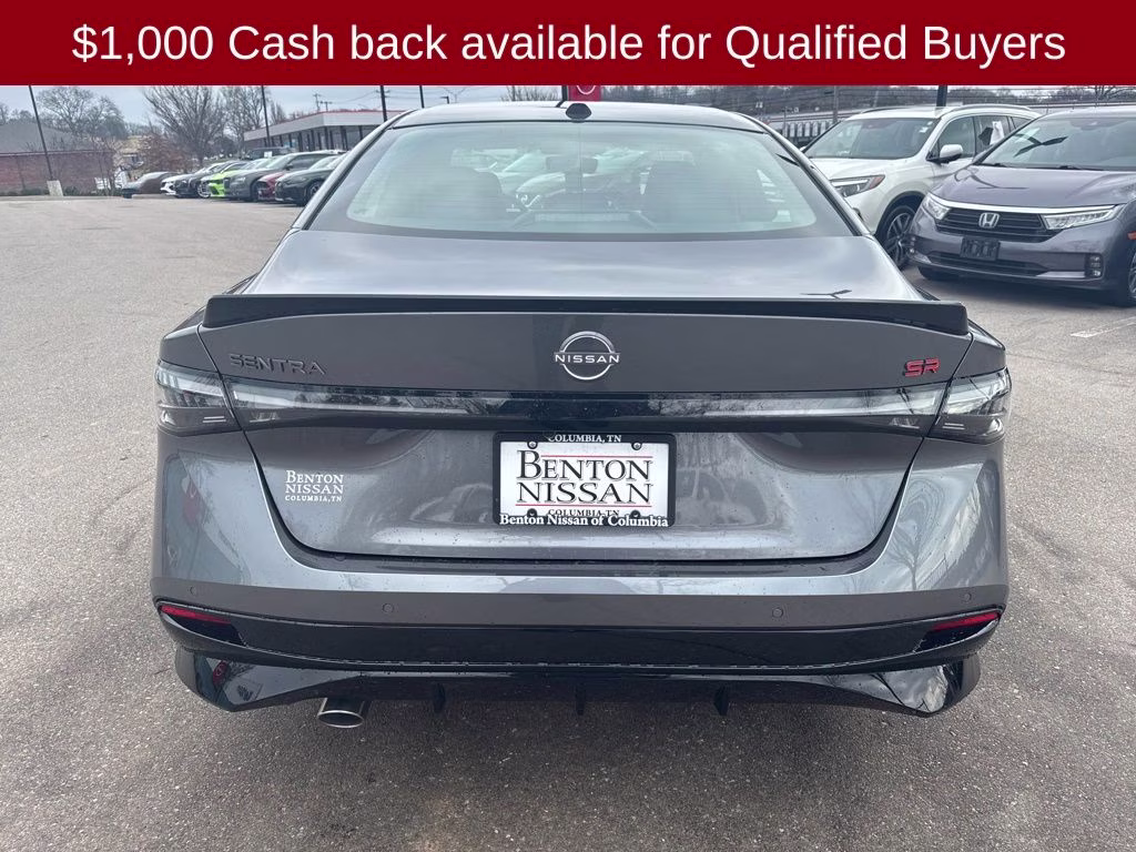 2026 Gun Metallic Nissan Sentra SR FWD Sedan