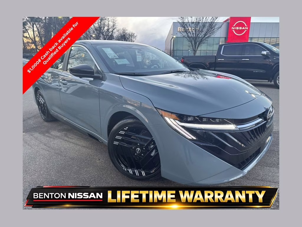 2026 Atlantic Gray Metallic Nissan Sentra SR FWD Sedan