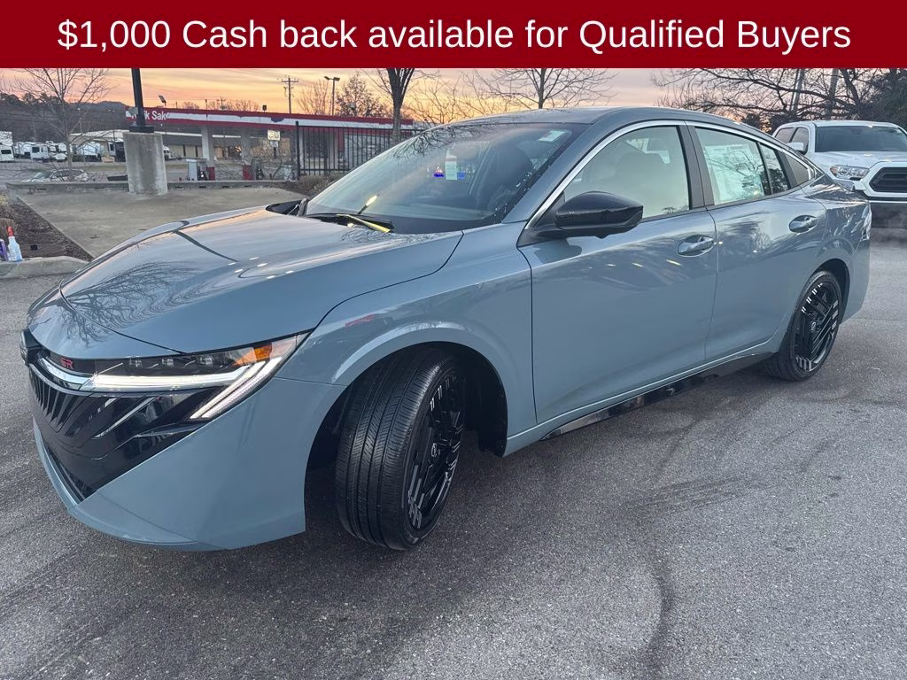 2026 Atlantic Gray Metallic Nissan Sentra SR FWD Sedan
