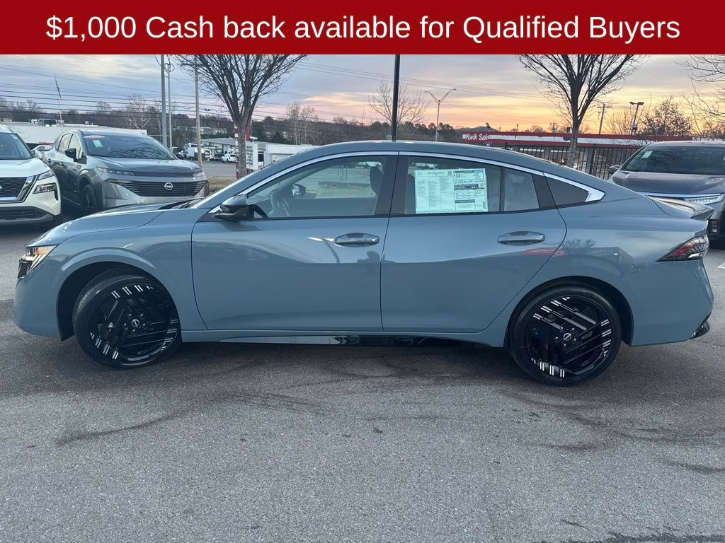 2026 Atlantic Gray Metallic Nissan Sentra SR FWD Sedan