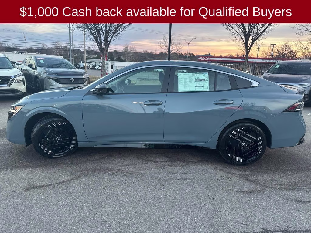2026 Atlantic Gray Metallic Nissan Sentra SR FWD Sedan