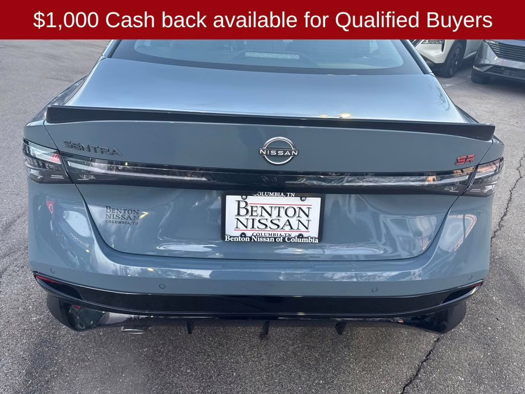 2026 Atlantic Gray Metallic Nissan Sentra SR FWD Sedan