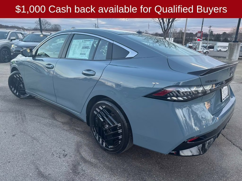 2026 Atlantic Gray Metallic Nissan Sentra SR FWD Sedan