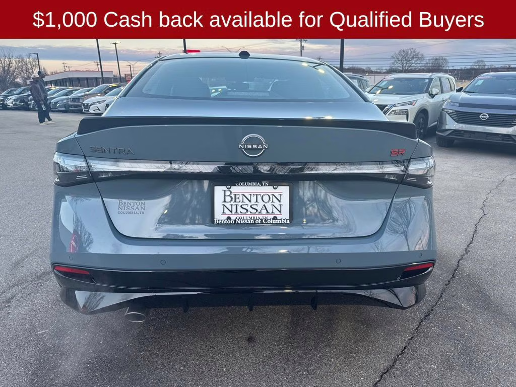 2026 Atlantic Gray Metallic Nissan Sentra SR FWD Sedan