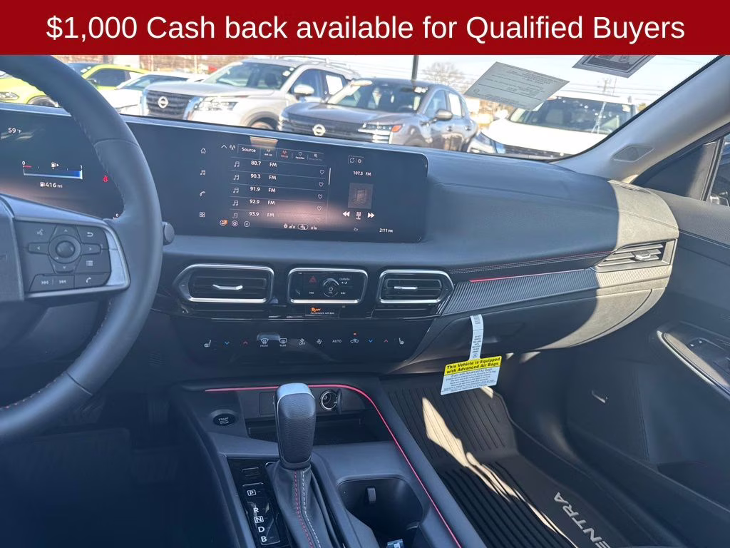 2026 Gun Metallic Nissan Sentra SR FWD Sedan