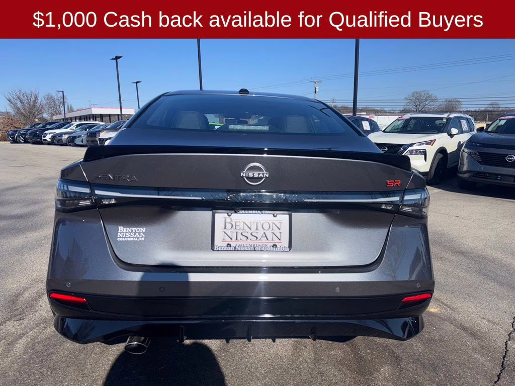 2026 Gun Metallic Nissan Sentra SR FWD Sedan