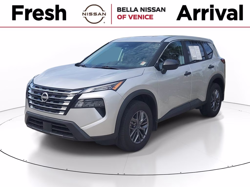 2025 Brilliant Silver Metallic Nissan Rogue S AWD SUV