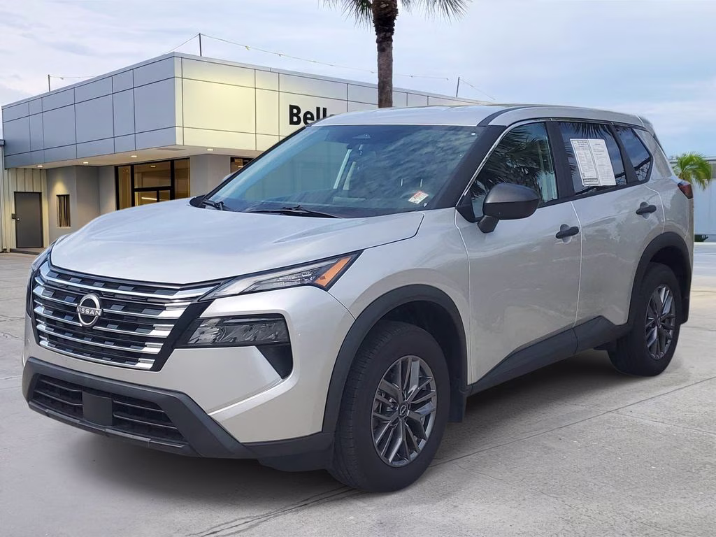 2025 Brilliant Silver Metallic Nissan Rogue S AWD SUV