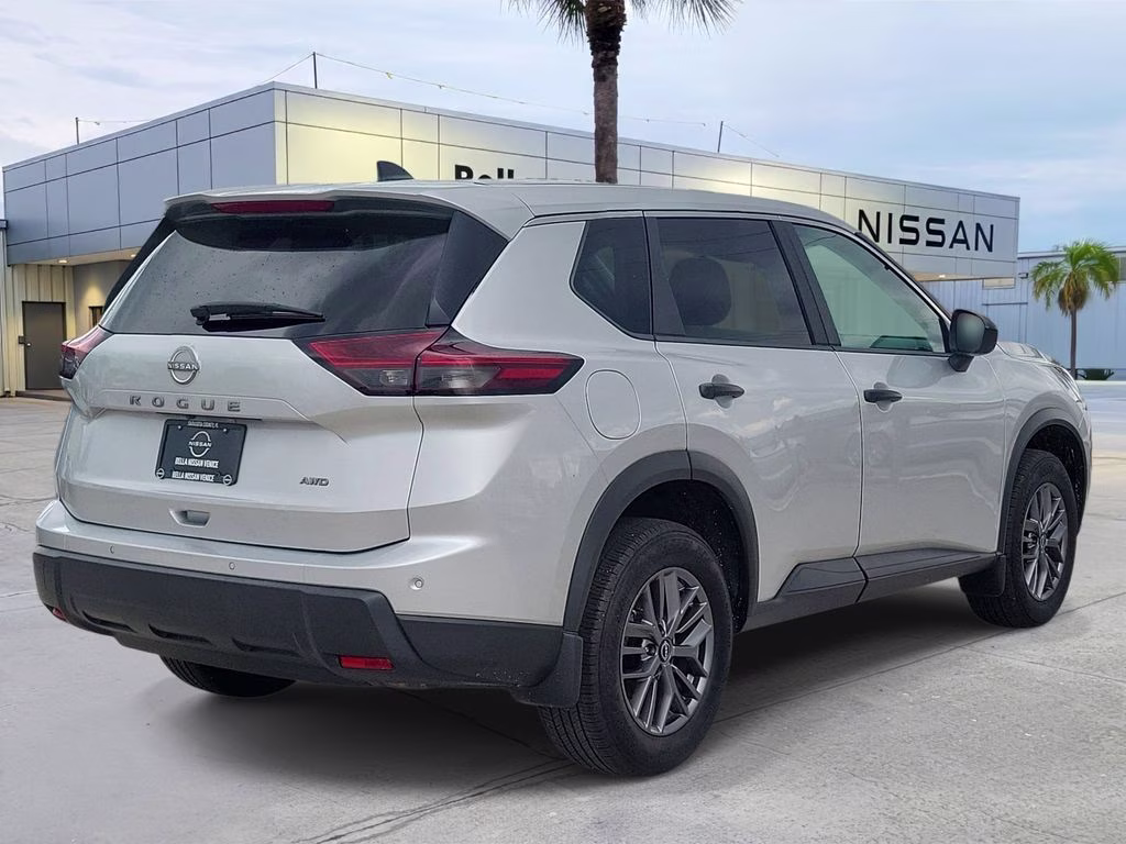 2025 Brilliant Silver Metallic Nissan Rogue S AWD SUV