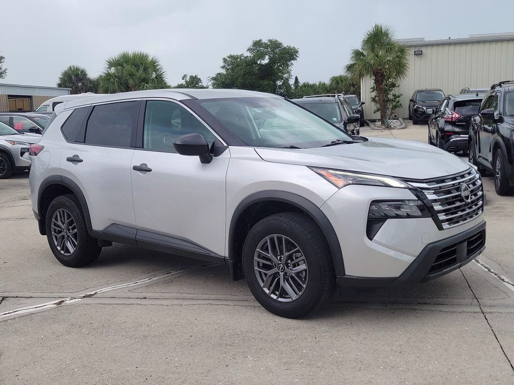2025 Brilliant Silver Metallic Nissan Rogue S AWD SUV
