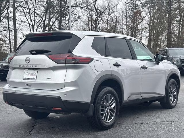2025 Brilliant Silver Metallic Nissan Rogue S AWD SUV