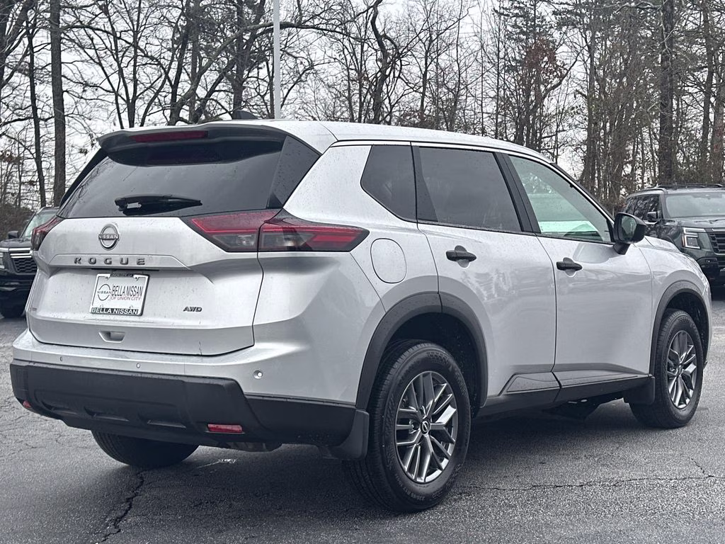2025 Brilliant Silver Metallic Nissan Rogue S AWD SUV