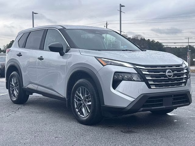 2025 Brilliant Silver Metallic Nissan Rogue S AWD SUV