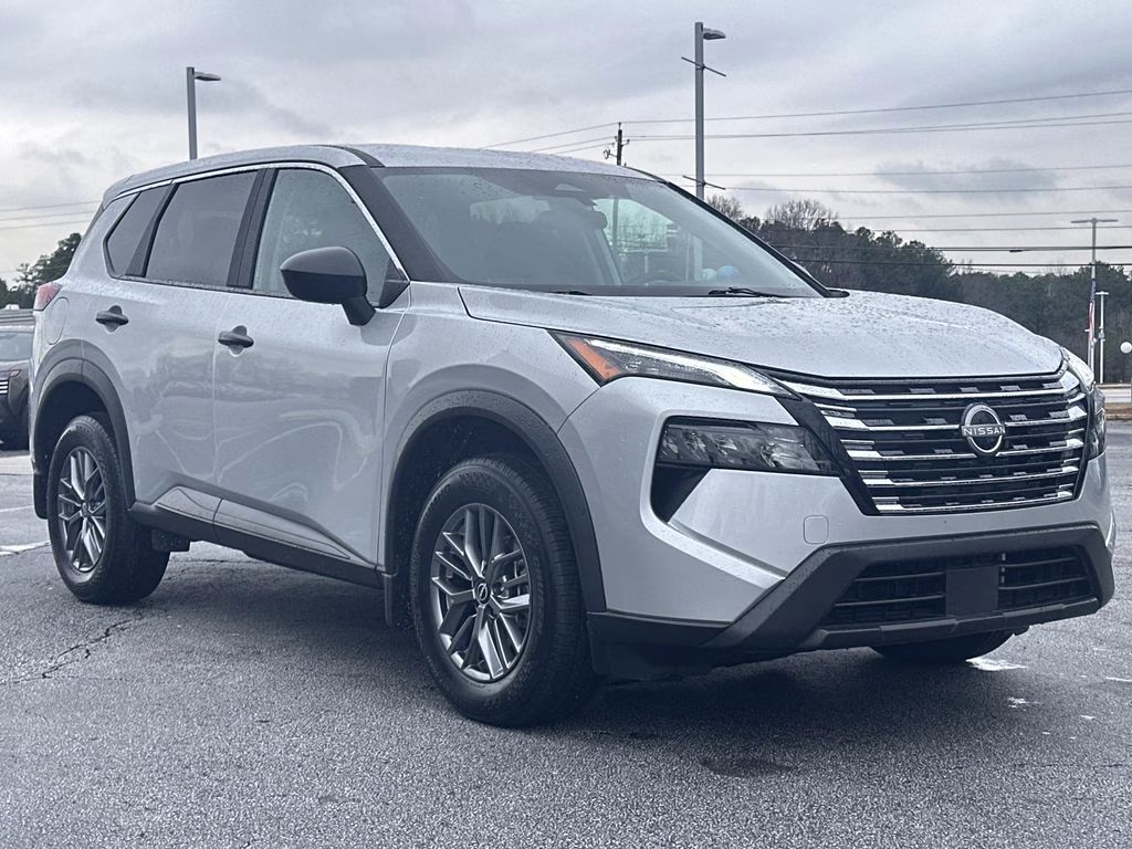 2025 Brilliant Silver Metallic Nissan Rogue S AWD SUV