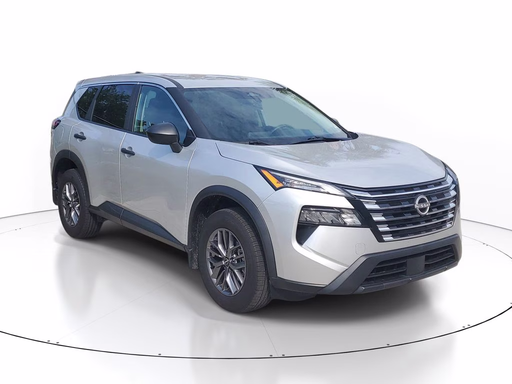 2025 Brilliant Silver Metallic Nissan Rogue S AWD SUV