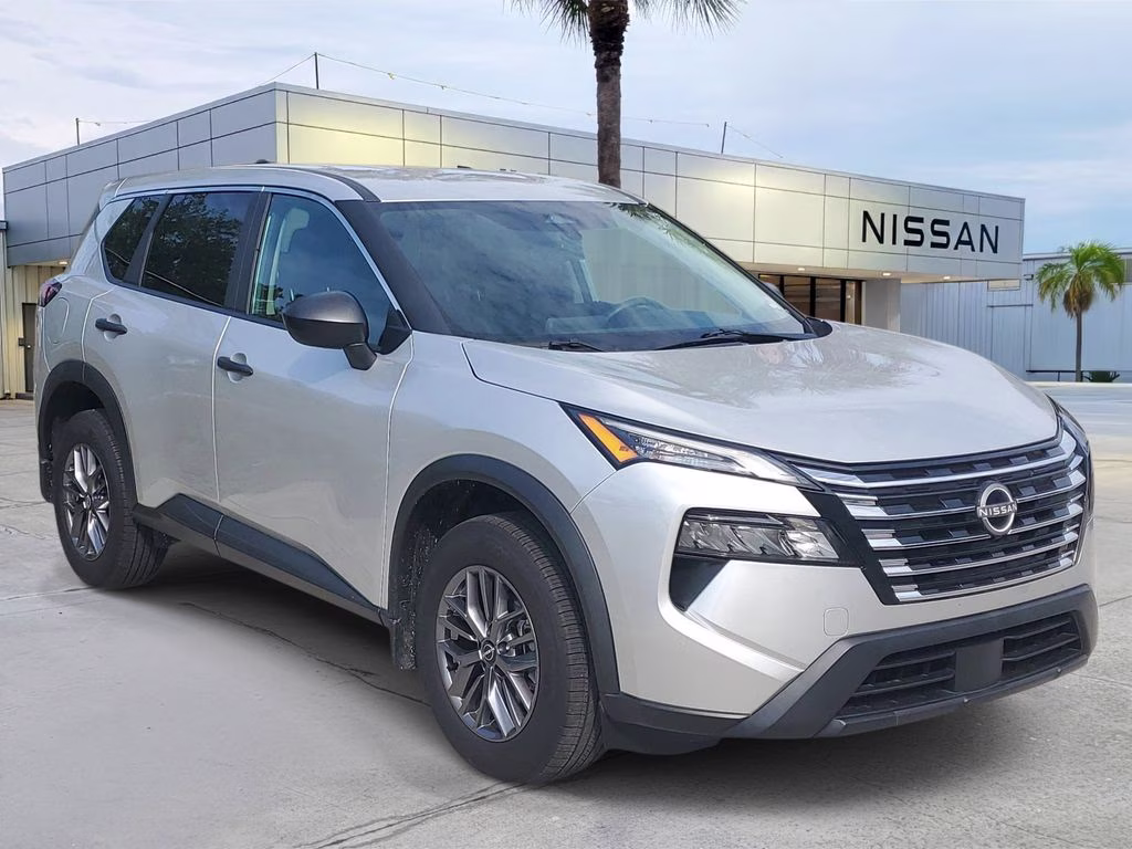 2025 Brilliant Silver Metallic Nissan Rogue S AWD SUV