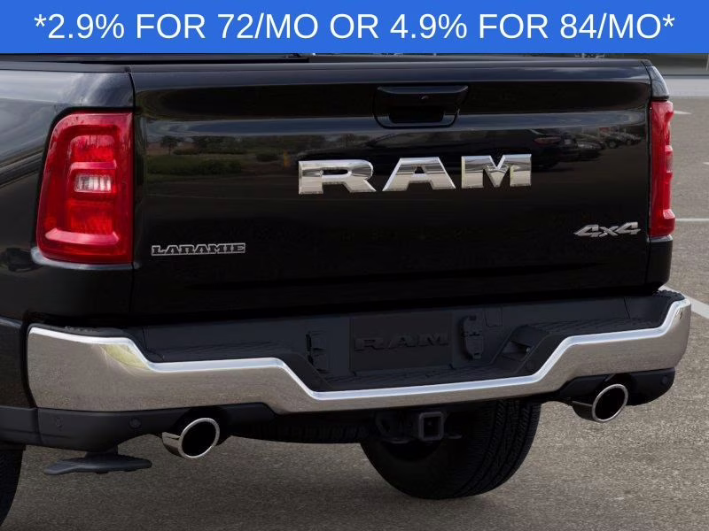 2026 Diamond Black Crystal Pearlcoat Ram 1500 Laramie 4X4 Truck