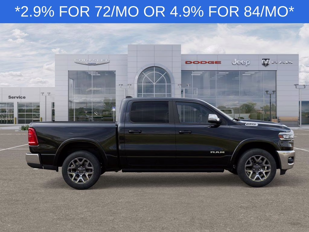 2026 Diamond Black Crystal Pearlcoat Ram 1500 Laramie 4X4 Truck