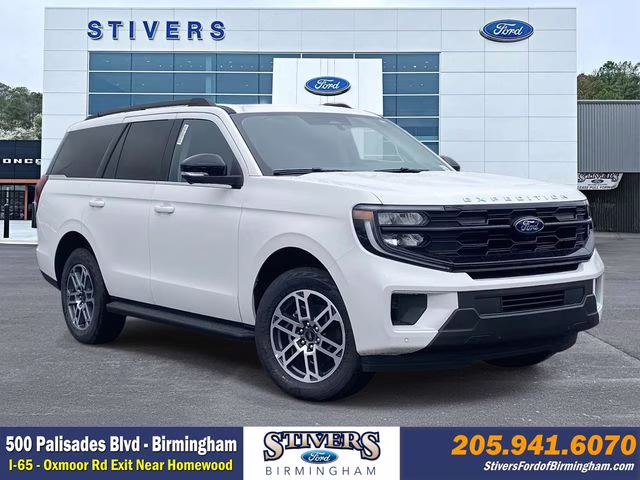 2025 Star White Metallic Tri-Coat Ford Expedition Active 4X4 SUV