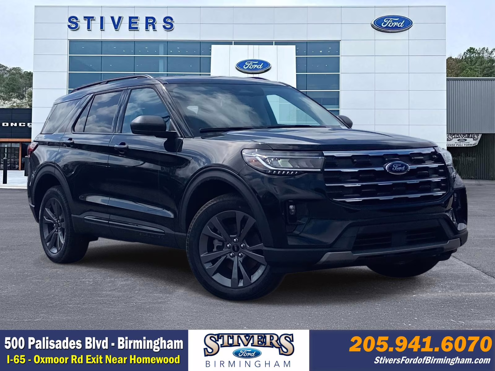 2026 Black Metallic Ford Explorer Active 4X4 SUV