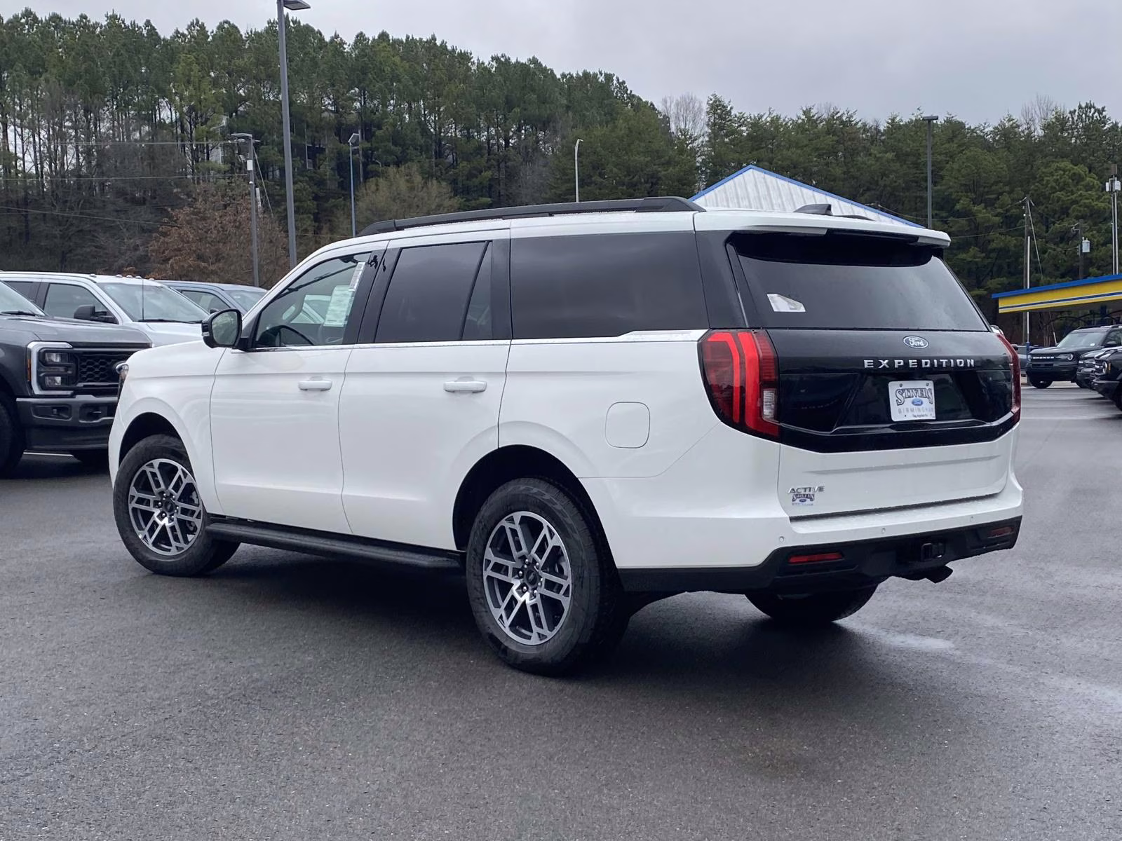2025 Star White Metallic Tri-Coat Ford Expedition Active 4X4 SUV